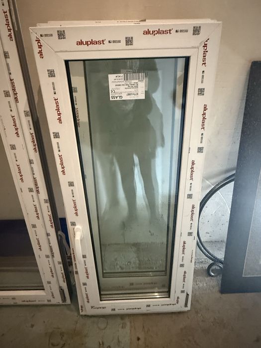 okno Aluplast białe 3 szybowe ( pakiet 38mm)