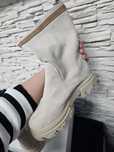 Nowe buty ze skóry naturalnej botki rozmiar 37 24 cm