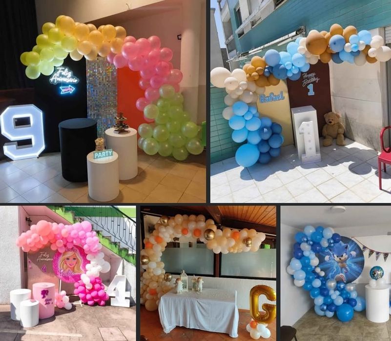 Decoração com Balões para Festas