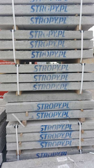 Nadproża strunobetonowe SBN 1.2 mb – 4.2 mb, belki 120 cm do 420 zł,