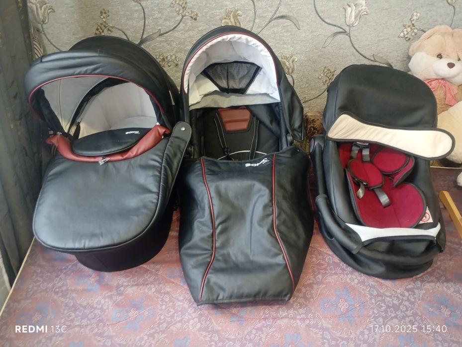 Детская коляска Verdi Sonic Plus 3 в 1.