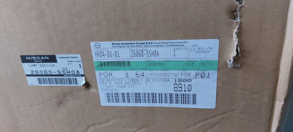 Material Nissan Leaf