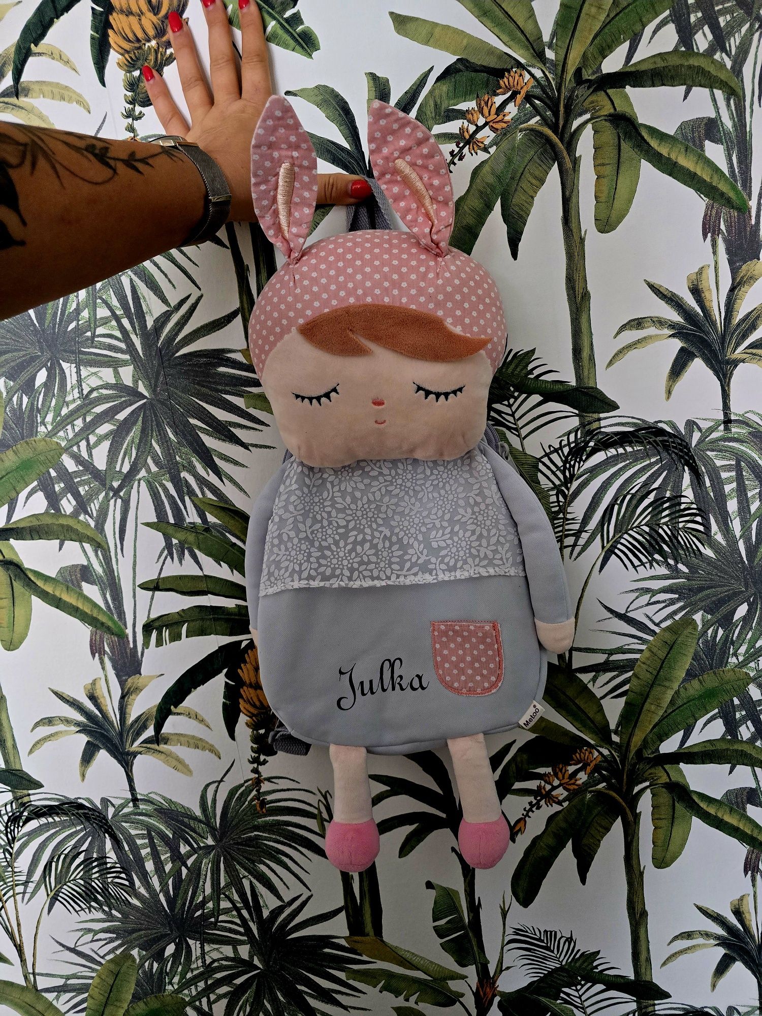 Jak nowy plecak Metoo  personalizowany Julka do przedszkola