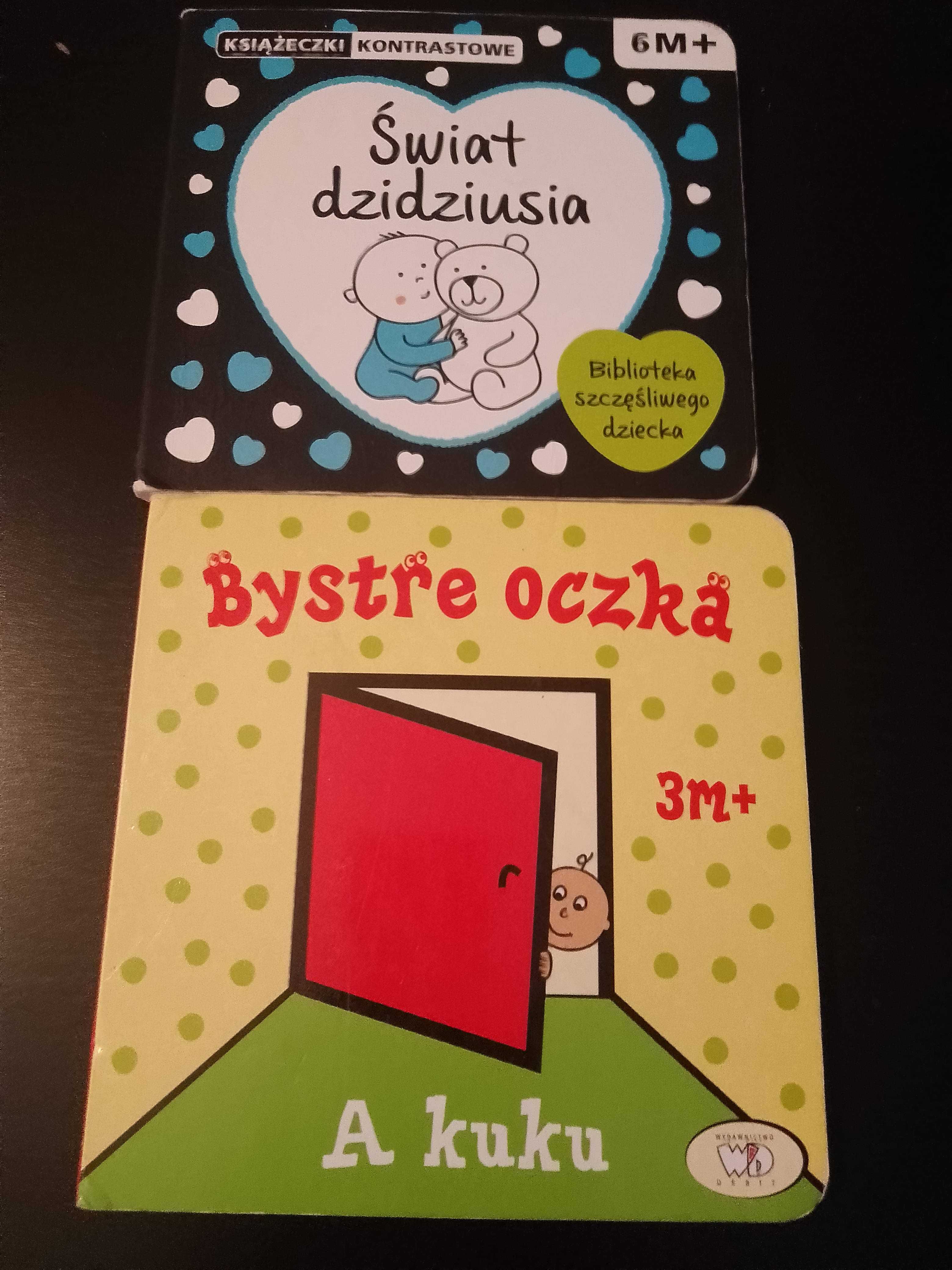 Świat dzidziusia i Bystre oczka 2 książeczki