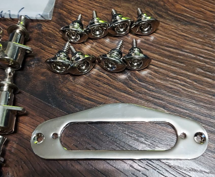 Кілки замкові Hipshot 3x3 open gear, хром locking tuners