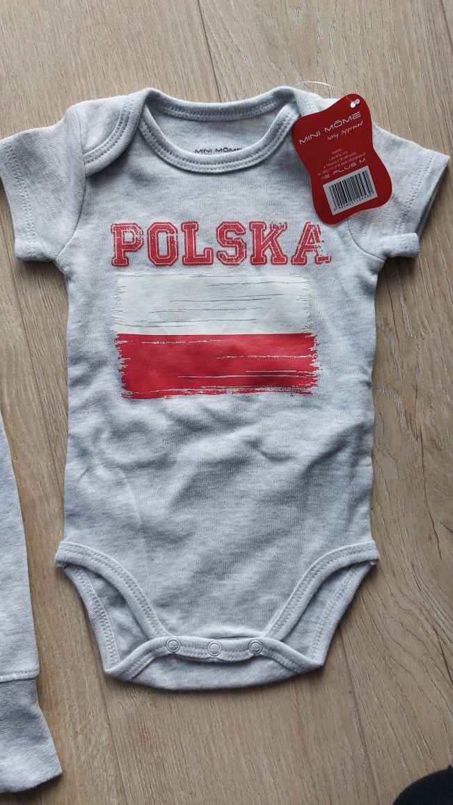 Komplet Robert Lewandowski plus body Polska flaga