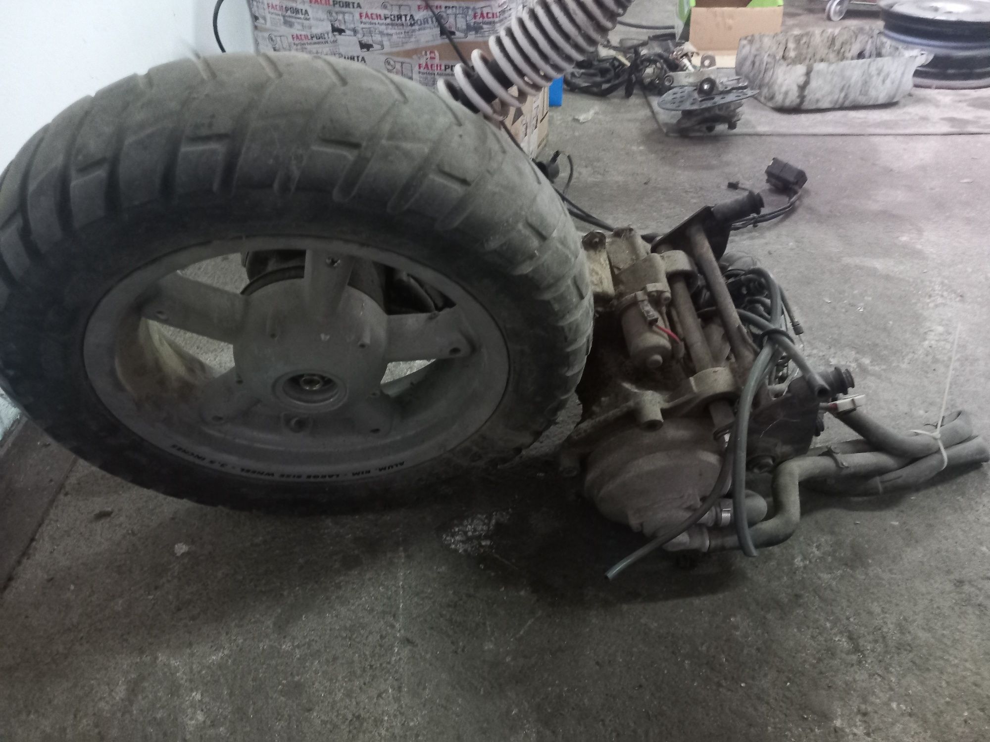 Motor aerox (aprilia sr 50 água)