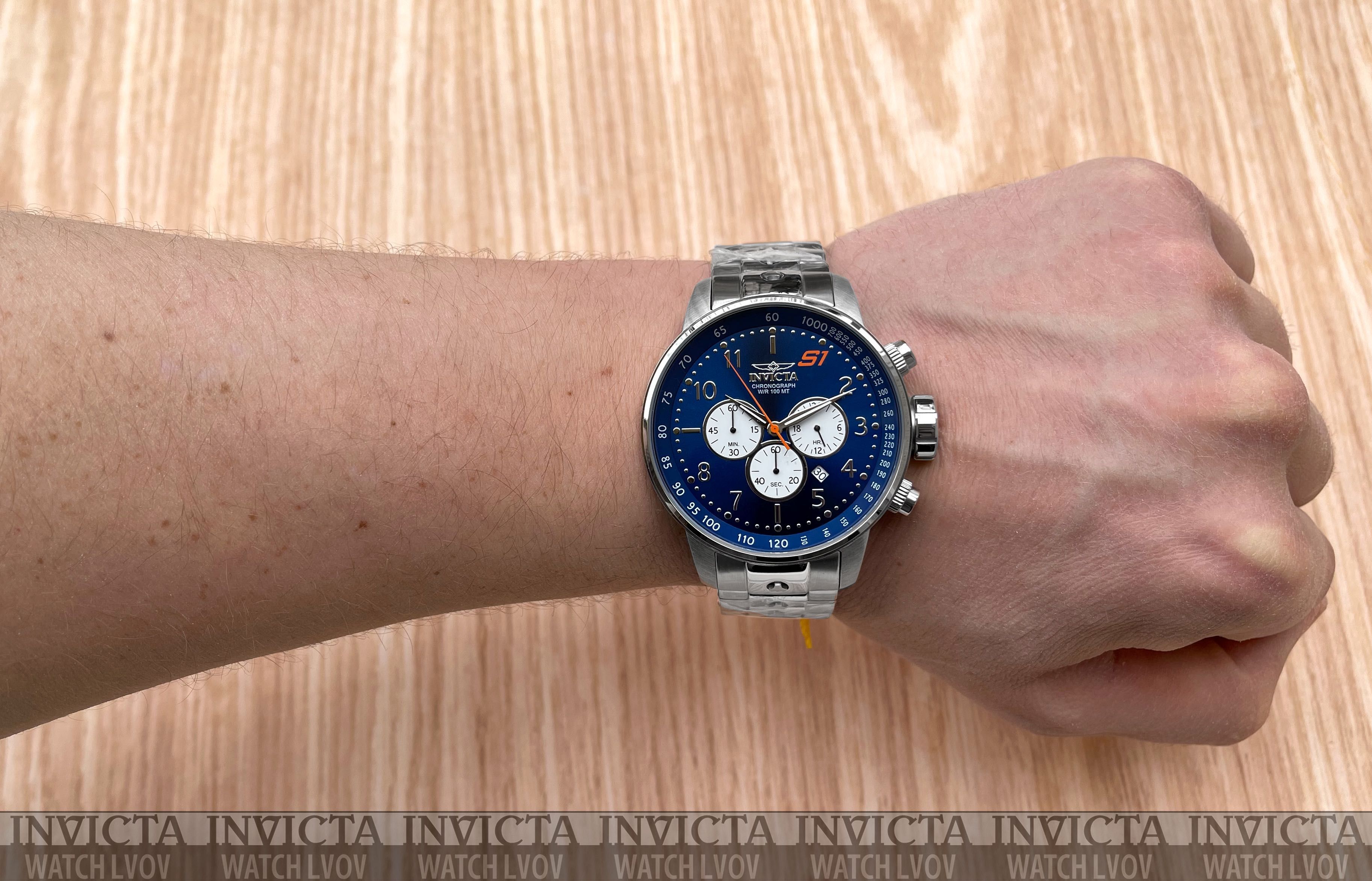 Мужские часы Invicta S1 Rally 23080 Round Navy Blue Chronograph