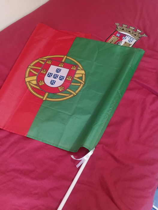 Bandeira Portugal com Cano