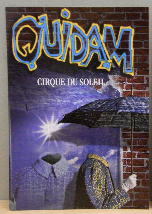 Cirque Du Soleil открытка, флаер.