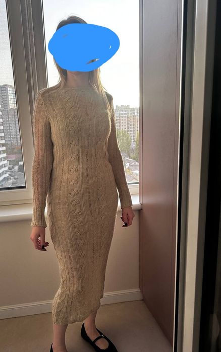 Женское трикотажное платье