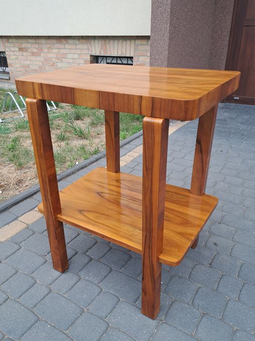 Stolik RTV w stylu Art Deco, lata 60 vintage prl