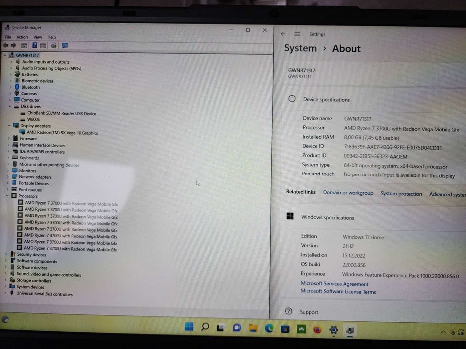 Gateway GWTN156 Ultra 15.6" iPS FHD Ryzen 7 3700U 8/512GB SSD Vega 10