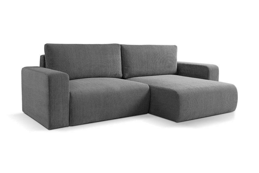 Narożnik tapicerowany GUSTO poso sztruks z funkcją spania HIT