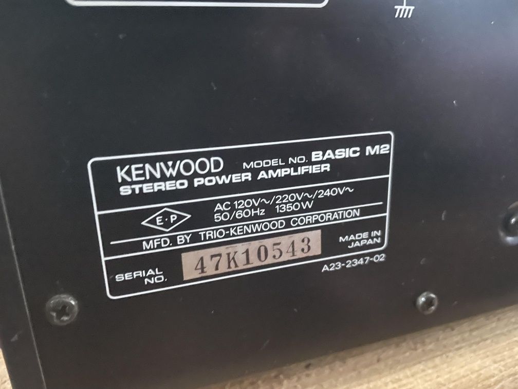 Kenwood Basic M2 przedwzmacniacz C2 preamp końcówka mocy