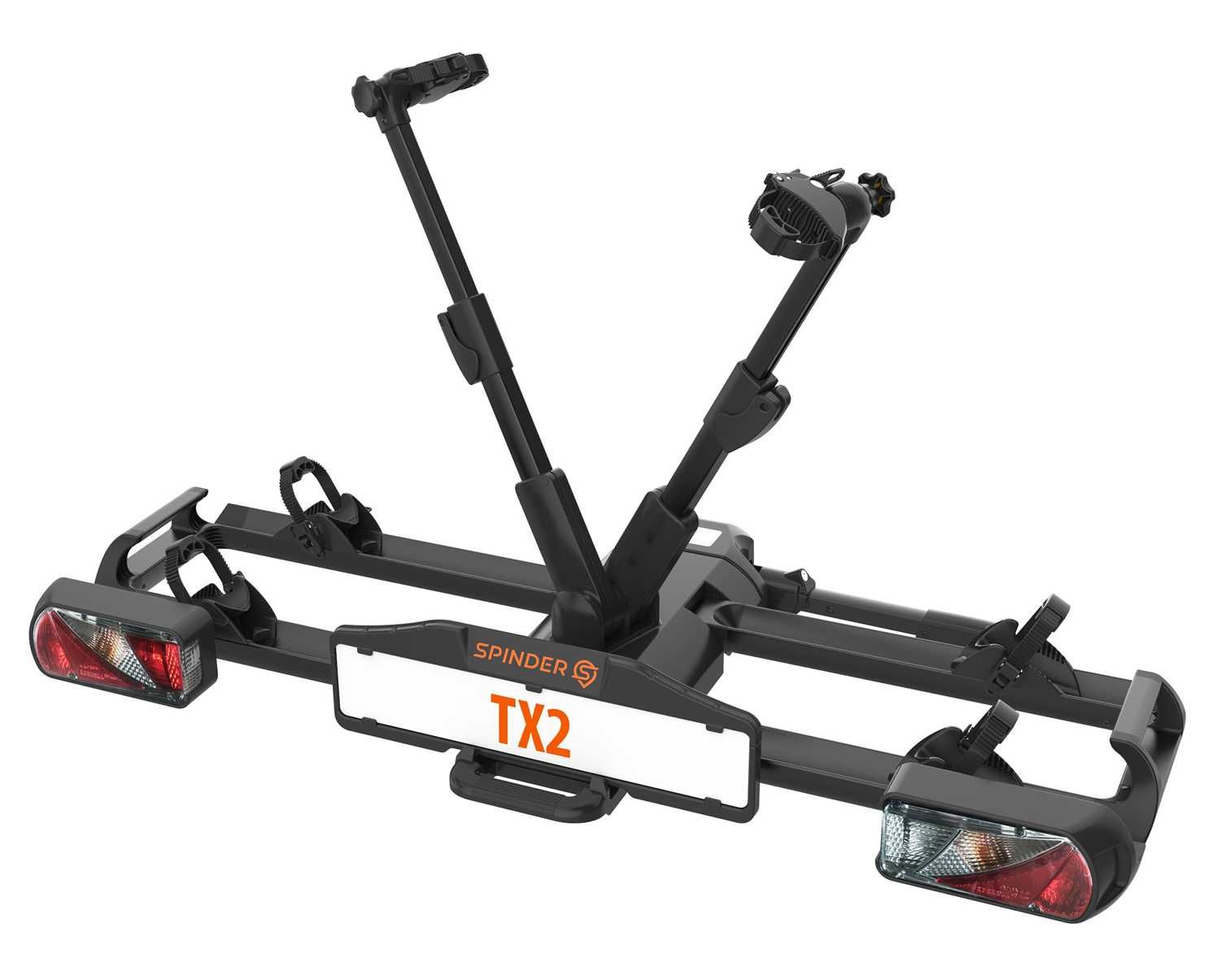 Bagażnik SPINDER TX2 na 2 rowery składany uchylny na hak