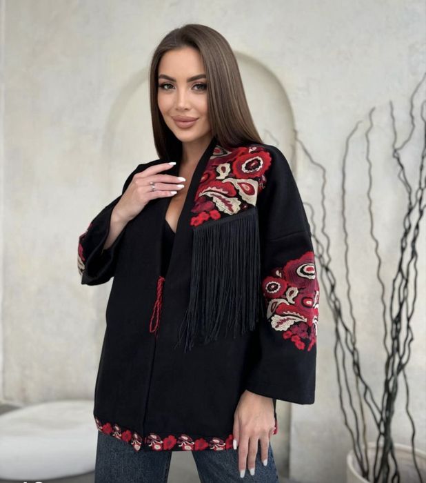 Жакет вишиванка, кашемір.