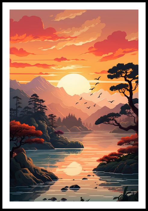 Plakat 61x90,5cm Złoty Zachód