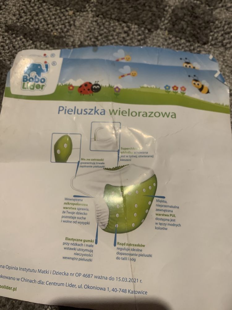 Pieluszki wielorazowe