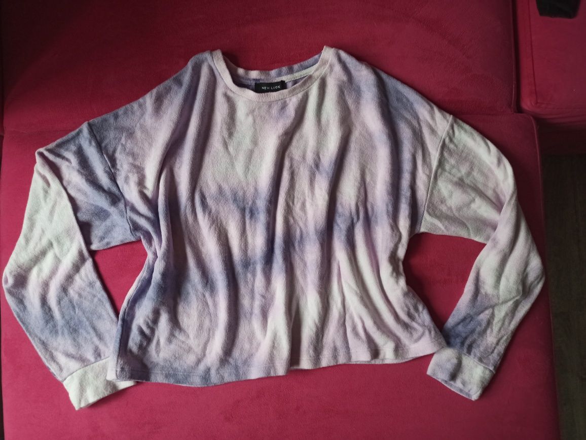 Bluza krótka tie dye rozmiar M new look