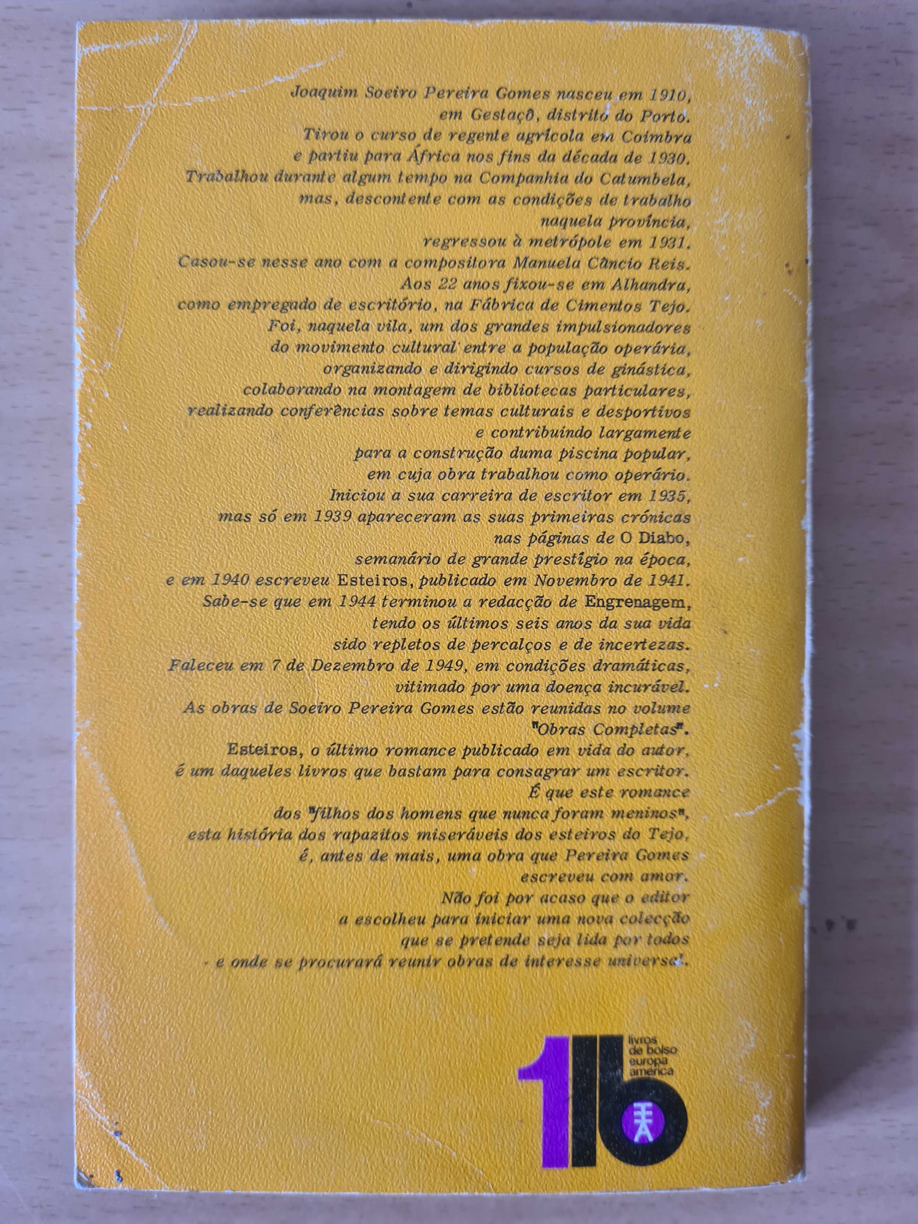 Livro "Esteiros" de Soeiro Pereira Gomes