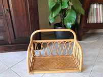 Prateleira rattan rustica