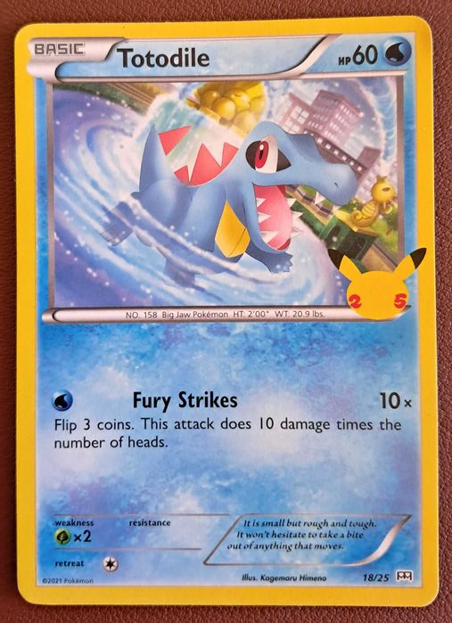 Carta Pokémon Totodile