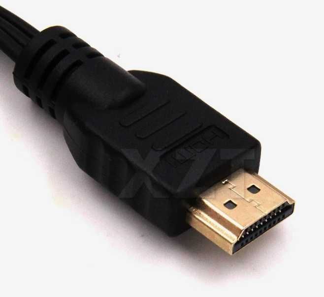 Кабель HDMI - 3 RCA. Аудіо-відео.