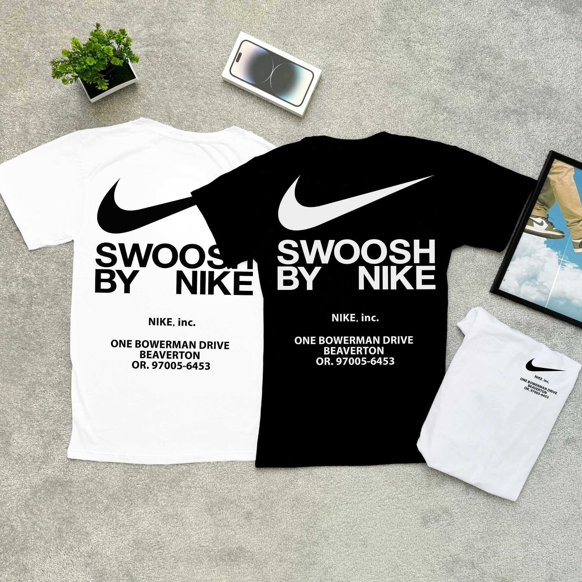 BIG LOGO - Футболка Nike Swoosh By - ХС С М Л ХЛ - Найк новая - Jordan