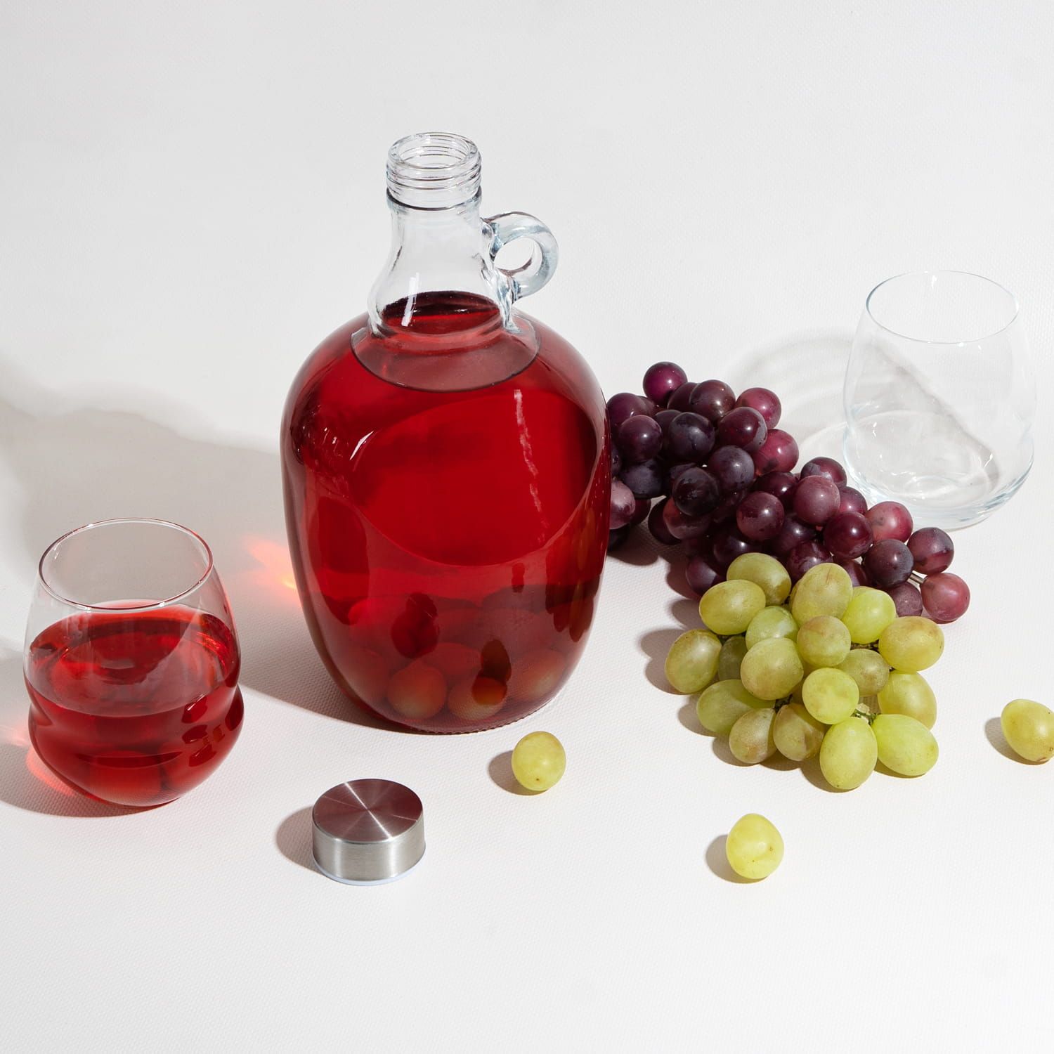 6x butelka szklana GALON 1,5 l na nalewki, wino, bimber, soki