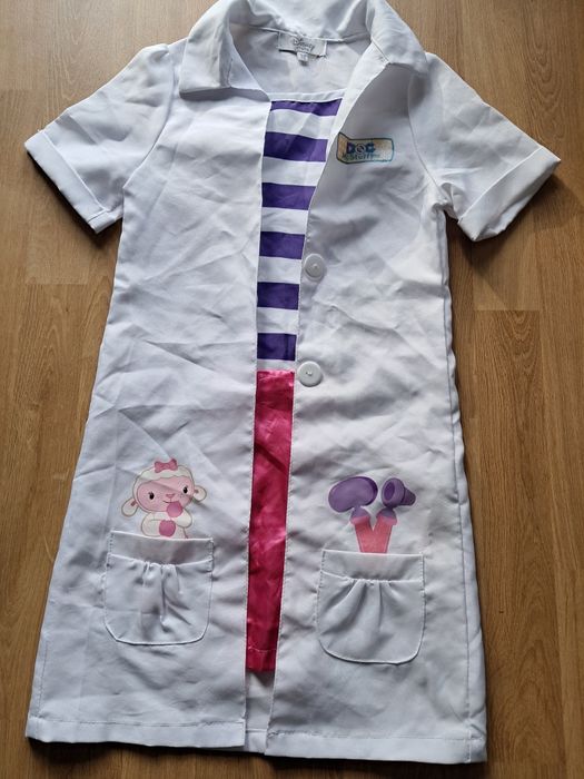 Strój karnawałowy Doktor Dosia 5-6lat 110-116cm