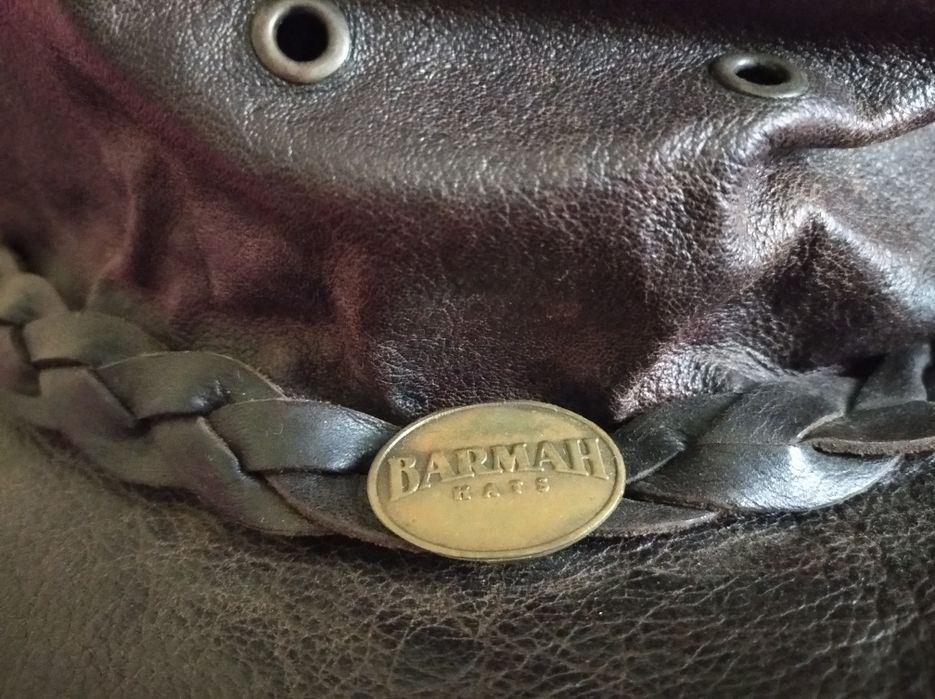 Мужская шляпа "BARMAN"кожа  Австралия