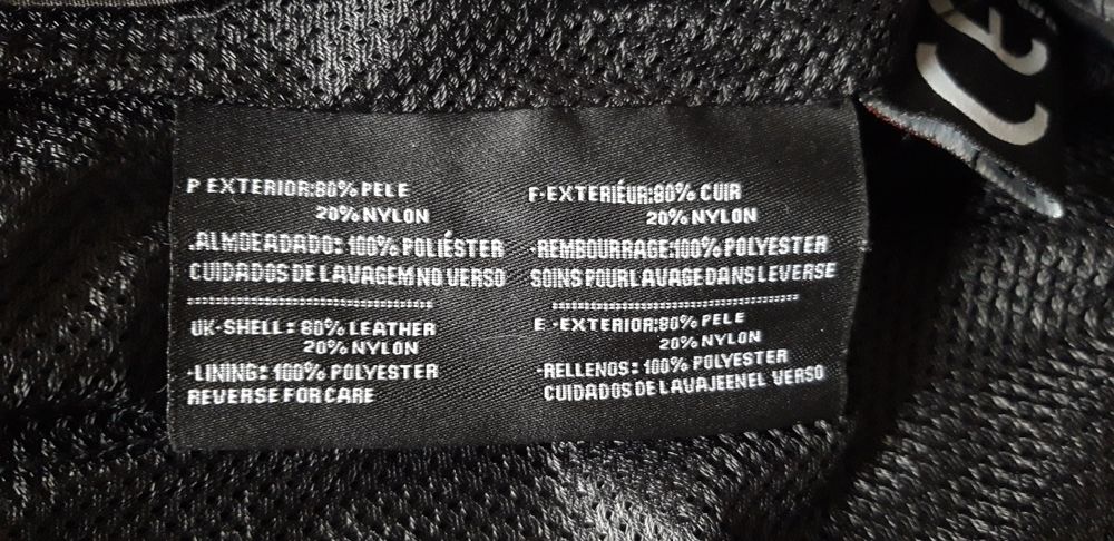 Casaco de mota em couro Drenaline