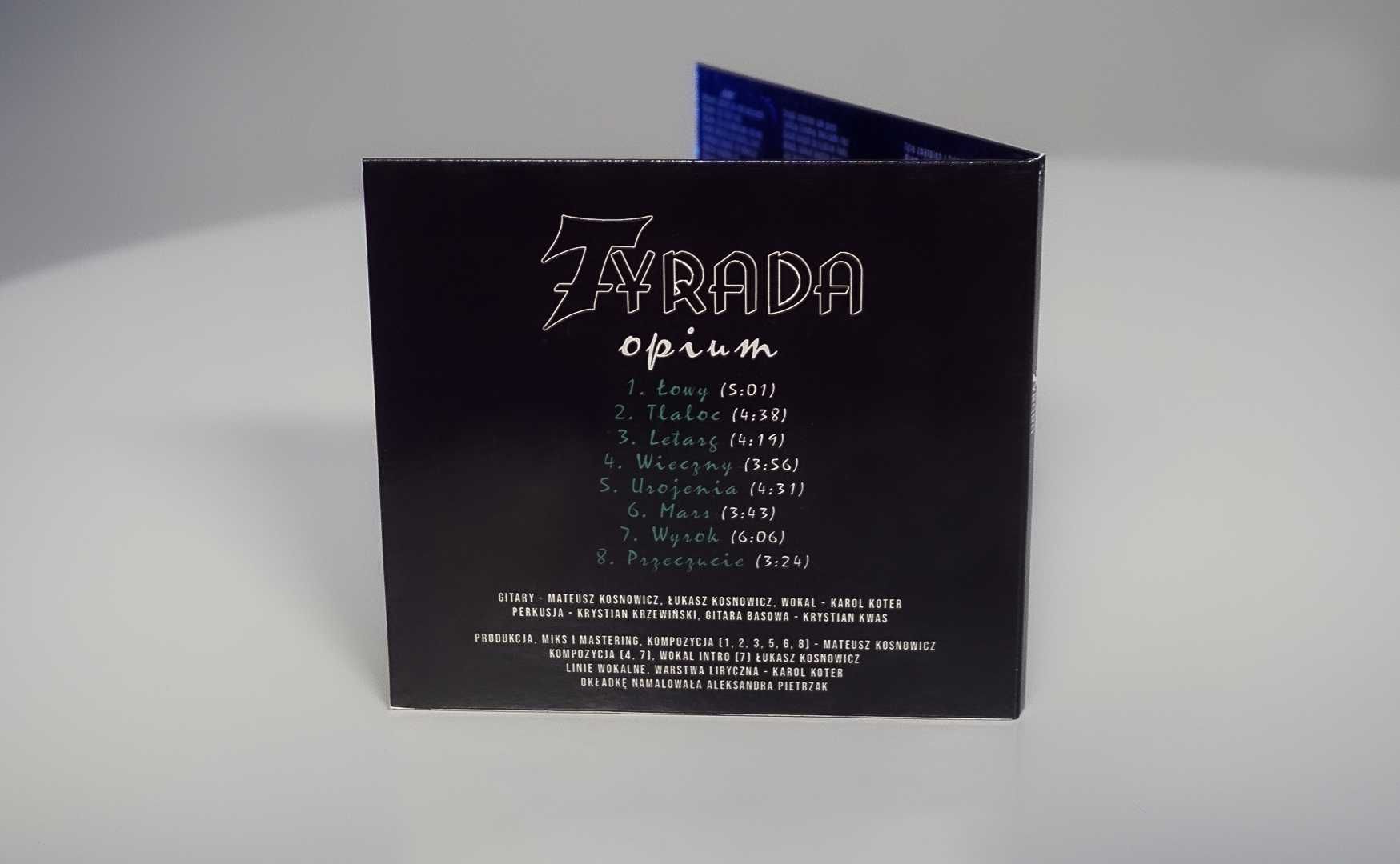 Tyrada - Opium 2022 CD digipack + MP3 (heavy/thrash metal)