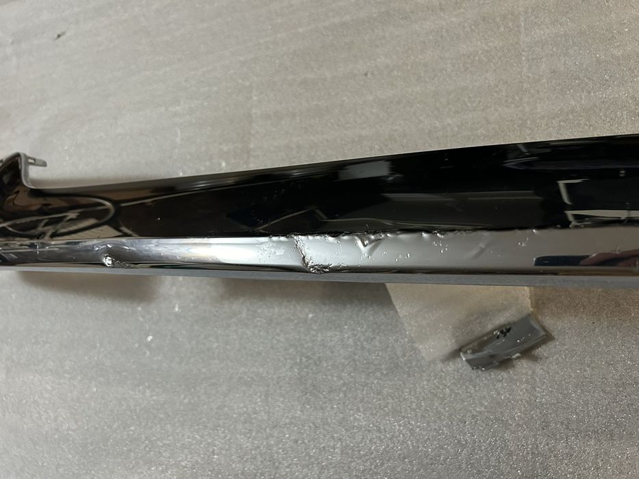 Накладка заднего бампера Мерседес GLE 350 w167, 2020 г.в