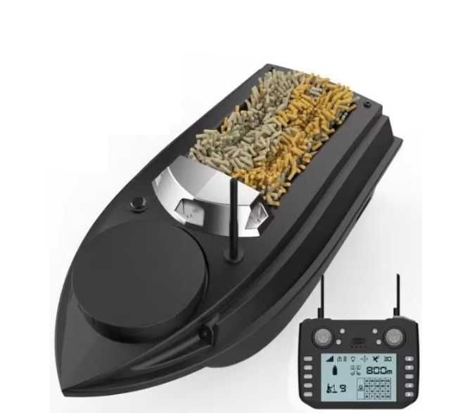 Łódka Zanętowa Echosonda Flytec V030 GPS Auto Powrót 2X Akumulator 20A