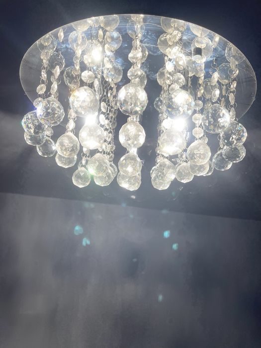 Plafon żyrandol krysztalowy