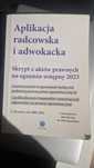 Aplikacja radcowska i adwokacka książka egzamin wstępny na aplikację