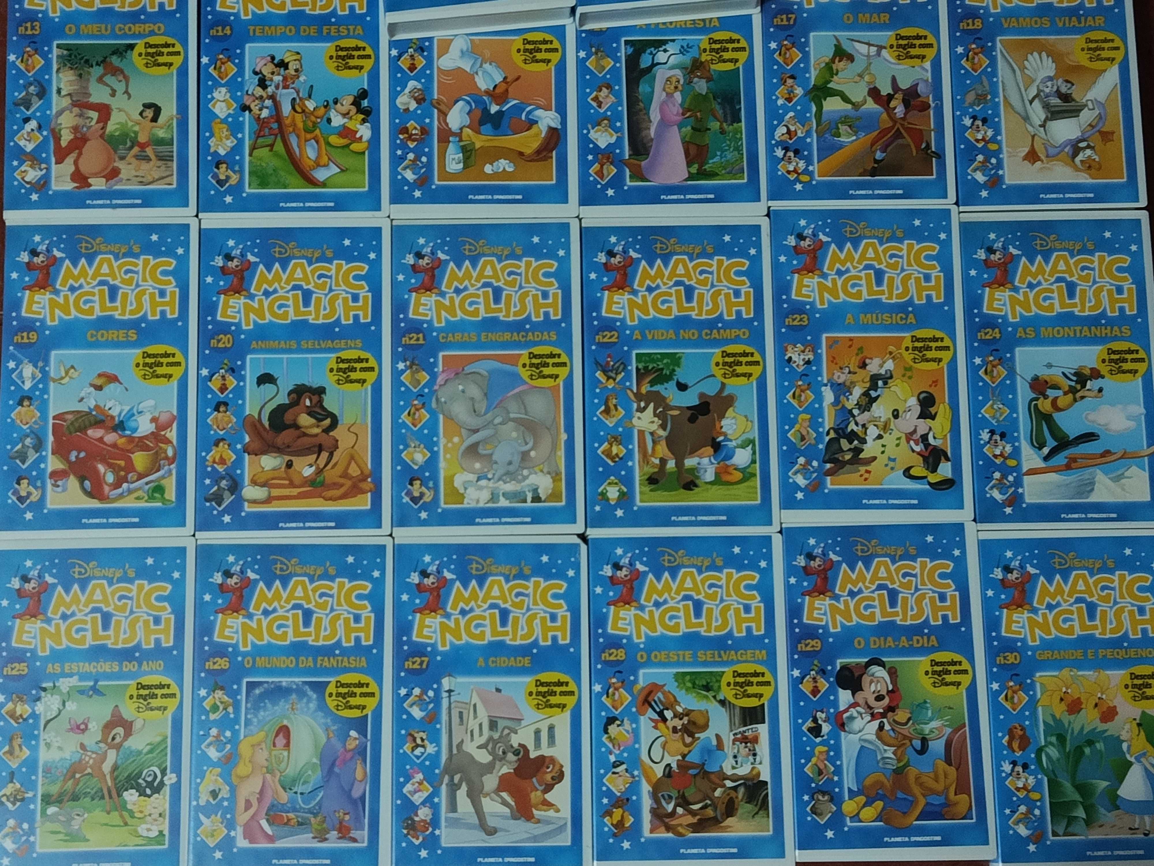 32 Cacetes coleção Magic English da Disney- Originais