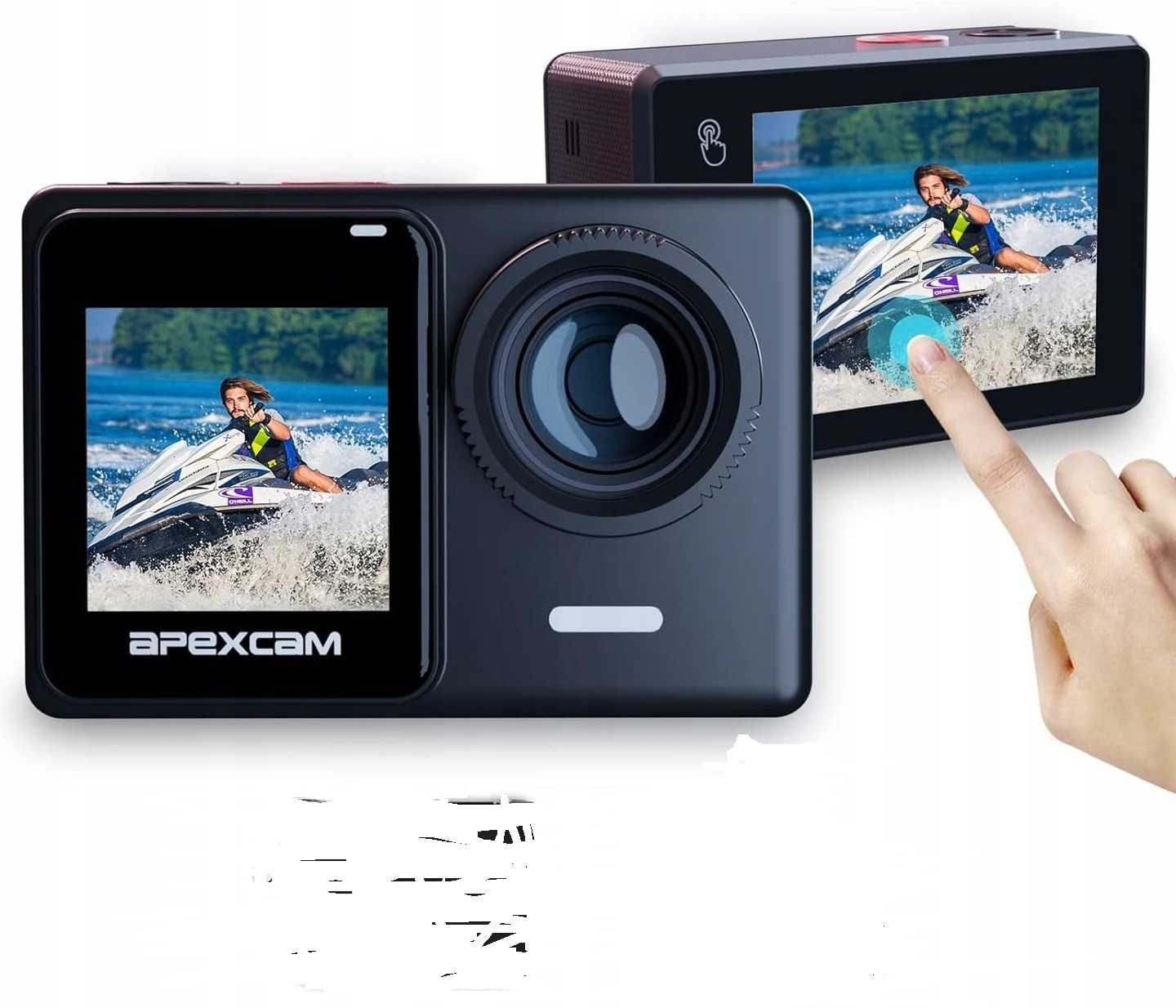 Kamerka APEXCAM  X80 Pro kamera sportowa 4K 60FPS 48MP Ultra HD WiFi