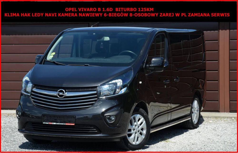 Opel Vivaro Opel Vivaro B 1.6 BiTurbo 125KM Navi Kamera Ledy 8-Osobowy Nawiewy PL