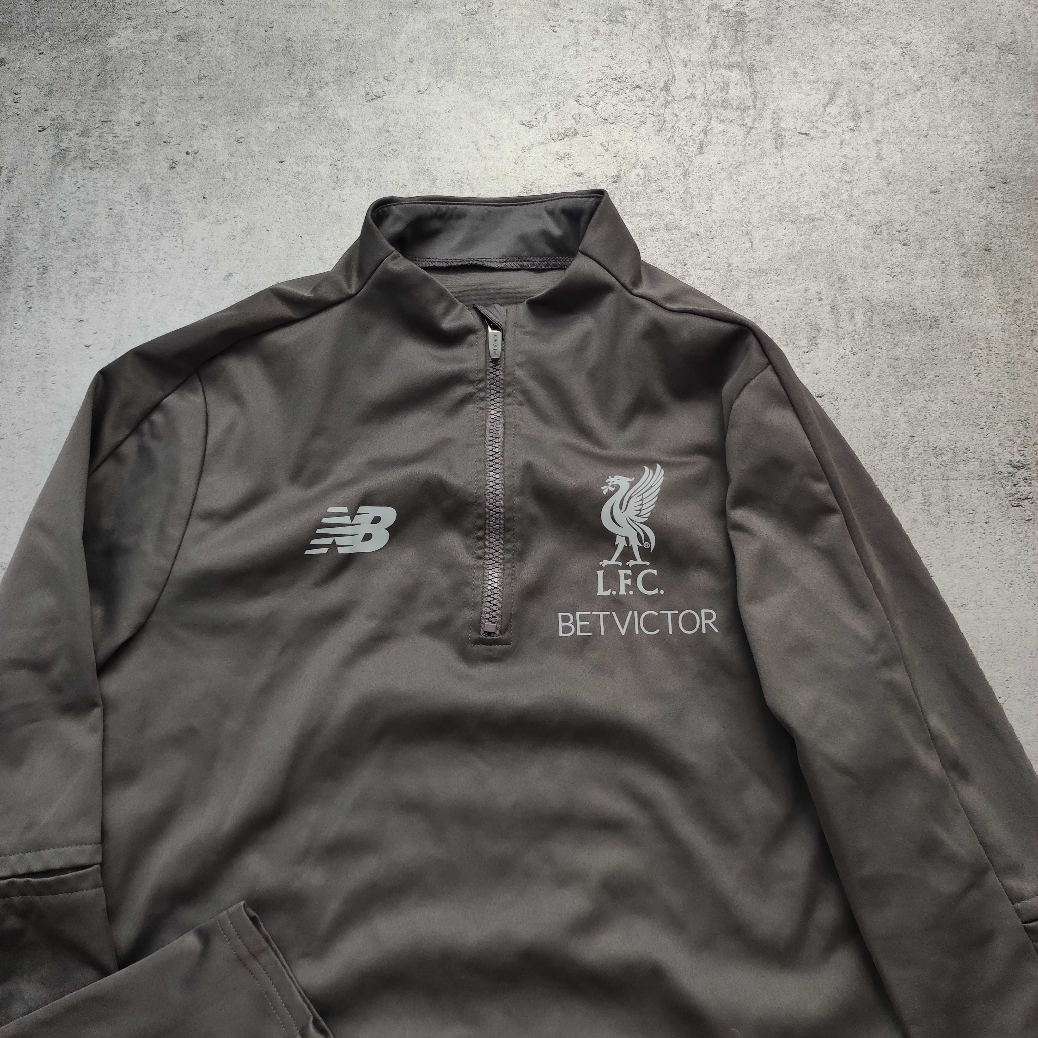 MĘSKA bluza Rozpinana PREMIUM New Balance Piłka Nożna Liverpool FC