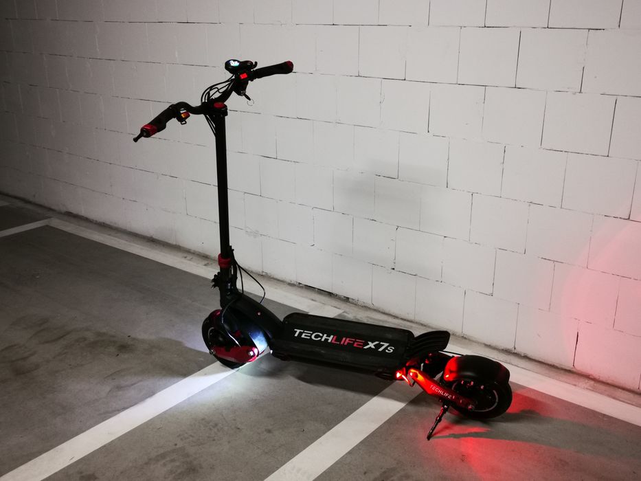 SUPER Hulajnoga TECHLIFE X7s 1 właściciel IGŁA, DODATKI Polecam! 65km