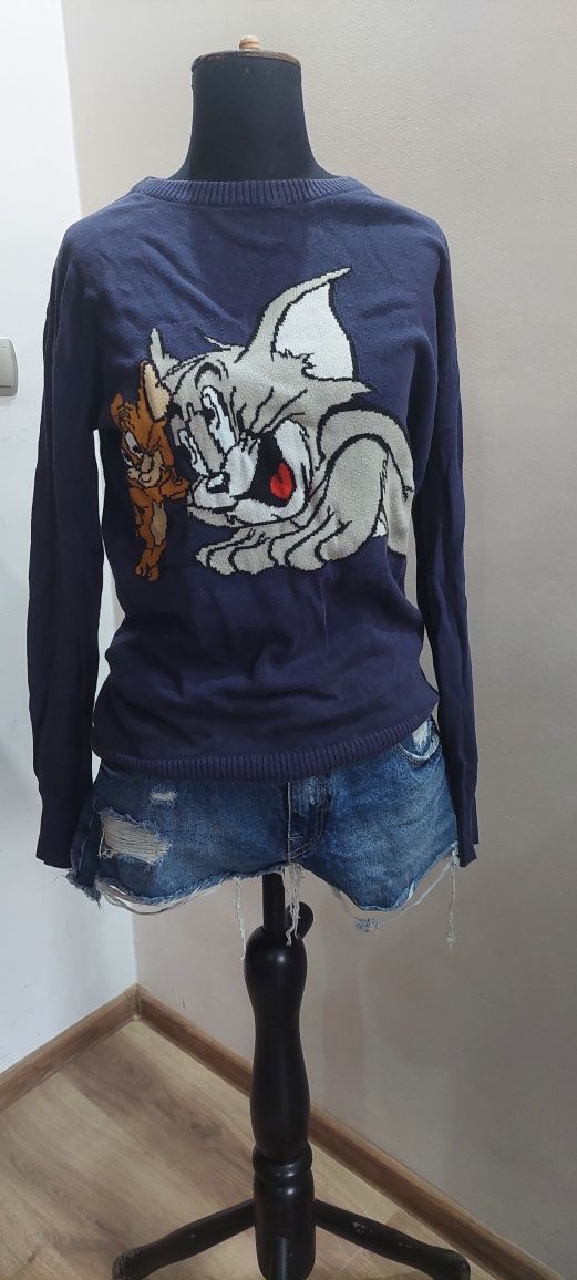 Sweterek Tom i Jerry, Bershka roz. S