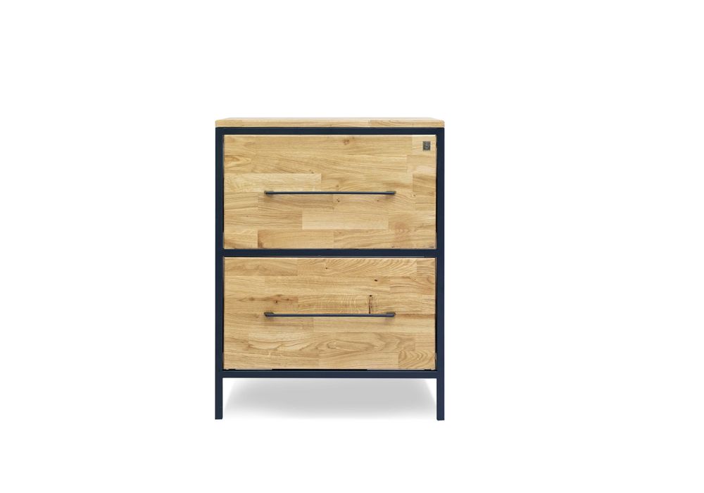 Szafka Łazienkowa Umywalkę Dąb - 60x45x80cm Loft Komoda Drewno dębowe