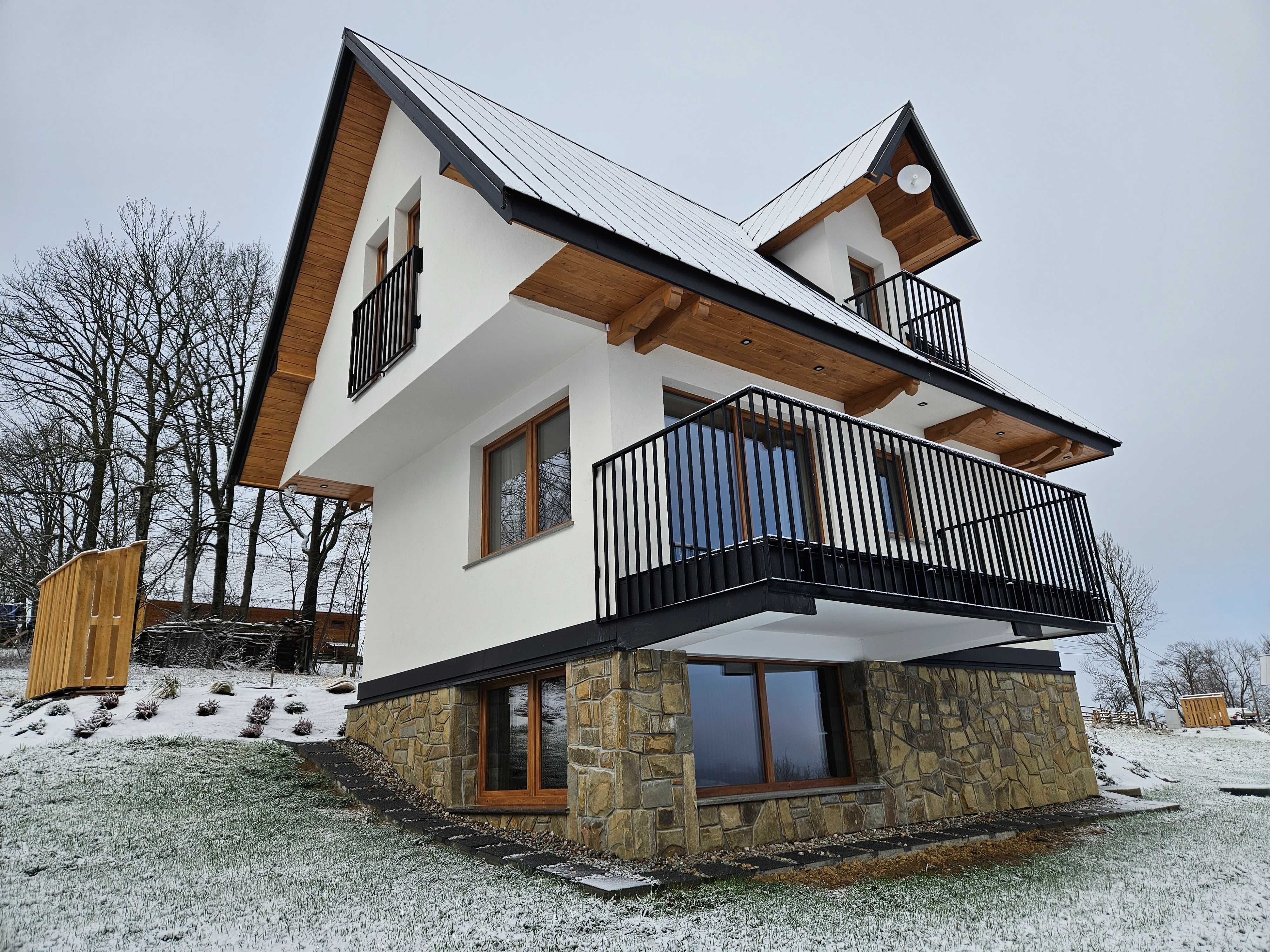 Domek w górach z Jacuzzi na Wyłączność Cisza Piękne Widoki na Góry