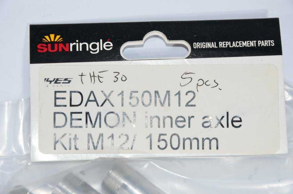 Oś piasty 15 mm SUN ringle Edax Demon M12 x 150