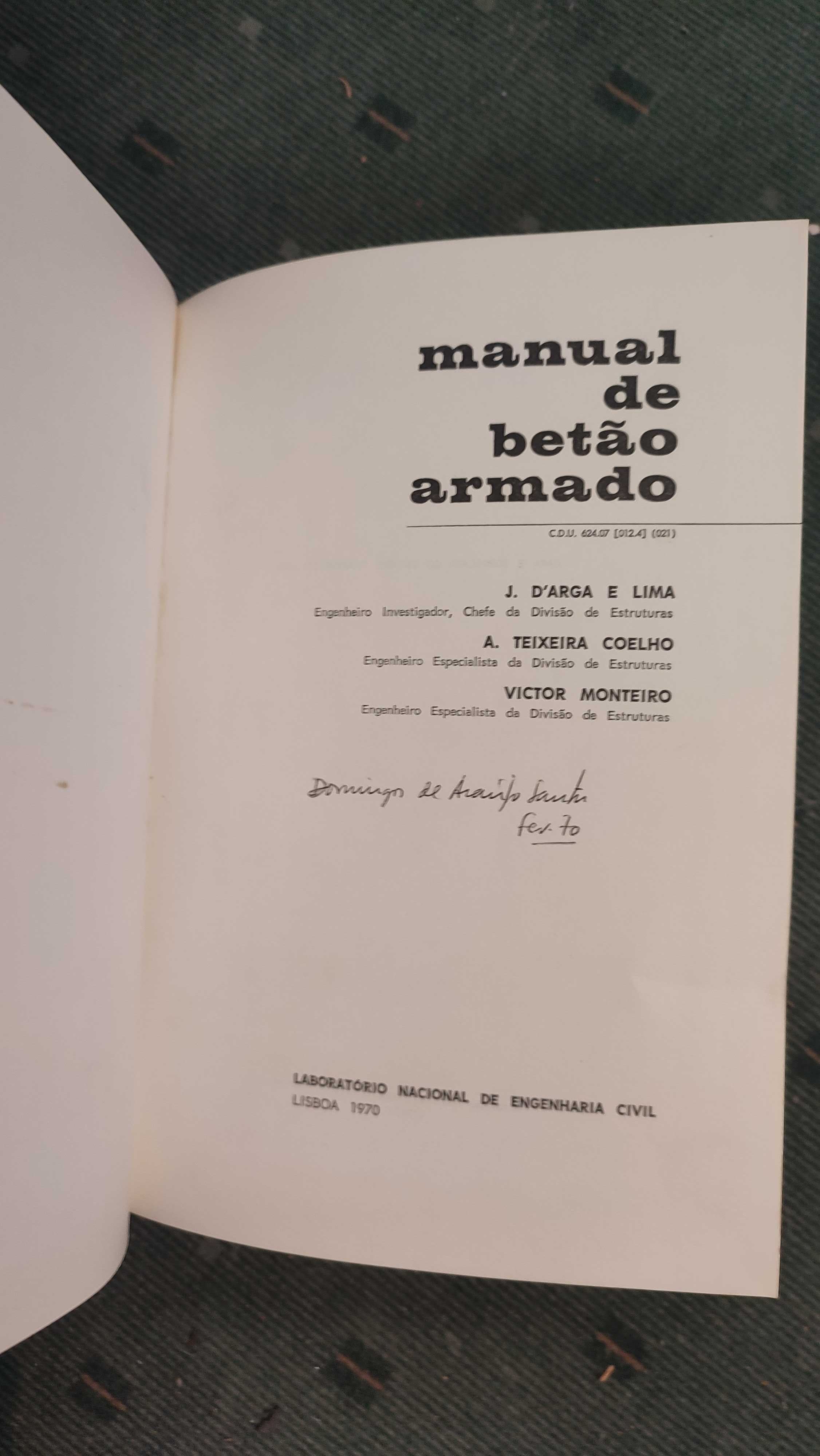 Manual de Betão Armado