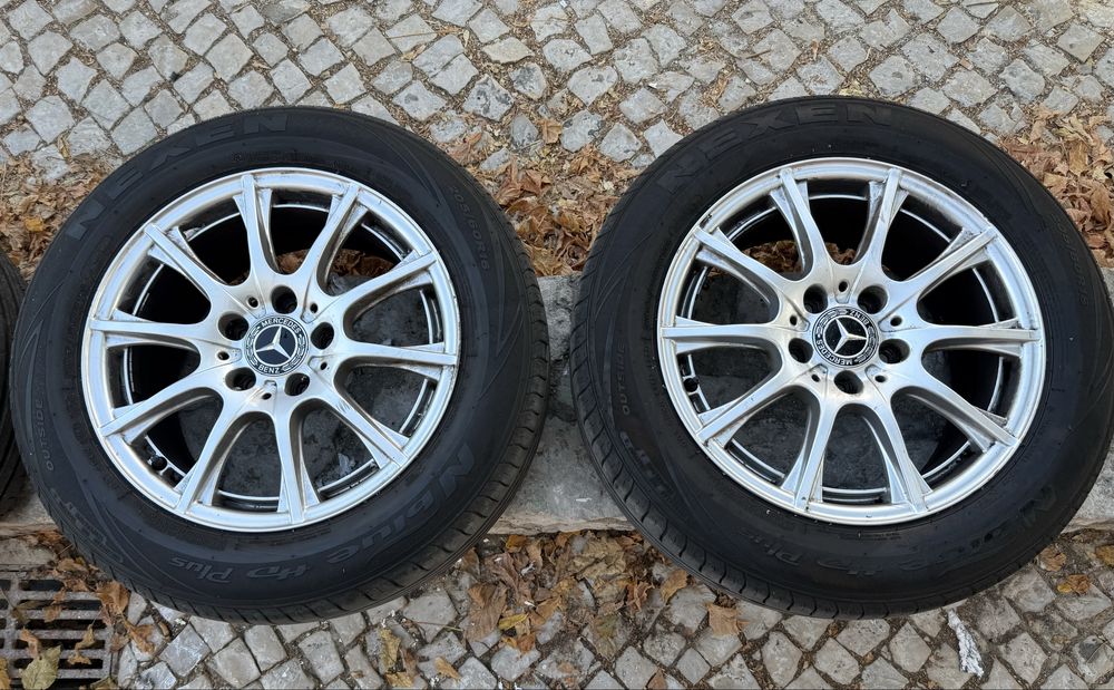Jantes 16 Mercedes originais w205 C - 2018 (3 pneus bons )