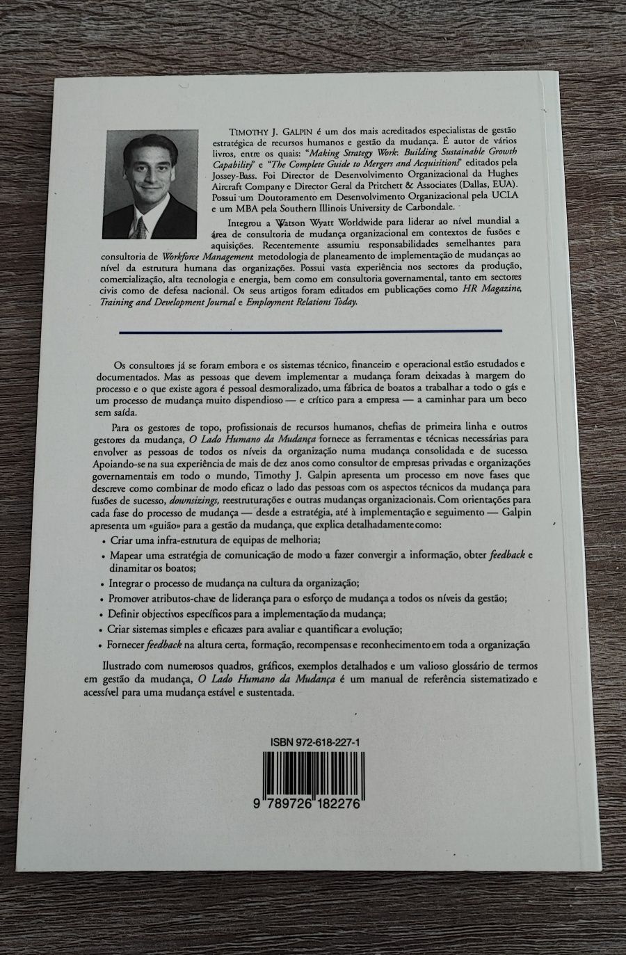 Livro "O lado humano da mudança"
